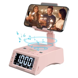 Gifts for Men Women,Cell Phone Stand with Wireless Bluetooth Speaker,Adjustable Cool Tech Kitchen Gadgets,Unique Birthday Gift Idea for Him, Husband, BoyfriendPink Gifts for Men Women,Cell Phone Stand with Wireless Bluetooth Speaker,Adjustable Cool Tech Kitchen Gadgets,Unique Birthday Gift Idea for Him, Husband, BoyfriendPink