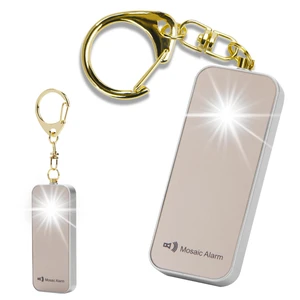 Ultrathin Personal Alarm Waterproof Replaceable Battery Strobe Light Ultra-Lightweight 0.8 oz Bulky-Free Keychain SOS Siren Women Student Safety. Emergency 130db Rainproof Hiking Alert. Gold Ultrathin Personal Alarm Waterproof Replaceable Battery Strobe Light Ultra-Lightweight 0.8 oz Bulky-Free Keychain SOS Siren Women Student Safety. Emergency 130db Rainproof Hiking Alert. Gold