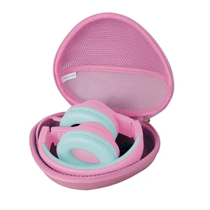 Hard Travel Case for iClever HS19 / iClever BTH12 Kids Headphones (Pink) Hard Travel Case for iClever HS19 / iClever BTH12 Kids Headphones (Pink)