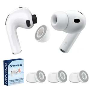 Memory Foam Replacement Ear Tips for AirPods Pro 3 Silicone Shield, Compatible withAirPods Pro 3rd Generation 2025, Anti-Slip Better Noise Canceling, 3 Pairs (White & Grey, Medium) Memory Foam Replacement Ear Tips for AirPods Pro 3 Silicone Shield, Compatible withAirPods Pro 3rd Generation 2025, Anti-Slip Better Noise Canceling, 3 Pairs (White & Grey, Medium)