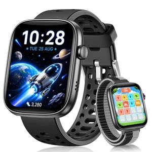 Kids Smart Watch No Phone Needed, 1.83" Smart Watch Fitness Trackers(Black) Heart Rate/Sleep Monitor/IP68 Waterproof/Step Counter/Puzzle Games/Pedometer/Music for Boys Girls Teens 5+ Kids Smart Watch No Phone Needed, 1.83" Smart Watch Fitness Trackers(Black) Heart Rate/Sleep Monitor/IP68 Waterproof/Step Counter/Puzzle Games/Pedometer/Music for Boys Girls Teens 5+