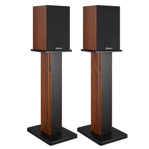 22.64" Universal Floor Speaker Stands, 150 lb Capacity, Brown Non-Slip Pads and Cable Ties, Easy Assembly for Bookshelf, Satellite and Studio Monitor Speakers 22.64" Universal Floor Speaker Stands, 150 lb Capacity, Brown Non-Slip Pads and Cable Ties, Easy Assembly for Bookshelf, Satellite and Studio Monitor Speakers