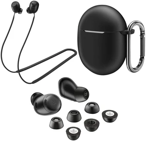 Memory Foam Ear Tips for Pixel Buds Pro Silicone Case Cover with Keychain,Anti-Lost Strap,Anti-Slip Foam Tips for Pixel Buds Pro 3 Pairs S/M/L (Black Case+Black Strap+Black Eartip) Memory Foam Ear Tips for Pixel Buds Pro Silicone Case Cover with Keychain,Anti-Lost Strap,Anti-Slip Foam Tips for Pixel Buds Pro 3 Pairs S/M/L (Black Case+Black Strap+Black Eartip)