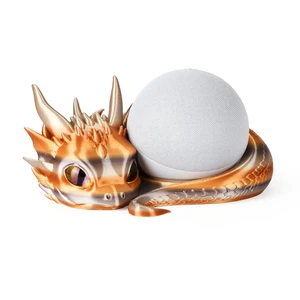 Dragon Stand for Echo Dot 4th/5th Gen, 3D Printed Smart Speaker Holder and Exquisite Desktop Decoration (Gold Bronze) Dragon Stand for Echo Dot 4th/5th Gen, 3D Printed Smart Speaker Holder and Exquisite Desktop Decoration (Gold Bronze)