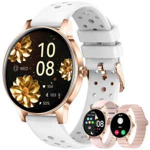 Smart Watch for Women, 1.27" HD Screen Fitness Tracker, Make/Answer Calls, 2026 Portable Smartwatches, 130+ Sport Modes with Heart Rate/Sleep Monitor, IP68 Waterproof, Fitness Watch for iOS Android Smart Watch for Women, 1.27" HD Screen Fitness Tracker, Make/Answer Calls, 2026 Portable Smartwatches, 130+ Sport Modes with Heart Rate/Sleep Monitor, IP68 Waterproof, Fitness Watch for iOS Android