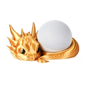 Dragon Stand for Echo Dot 4th/5th Gen, 3D Printed Smart Speaker Holder and Exquisite Desktop Decoration (Gold) Dragon Stand for Echo Dot 4th/5th Gen, 3D Printed Smart Speaker Holder and Exquisite Desktop Decoration (Gold)