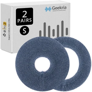 2 Pairs Knit Headphones Ear Covers - Product Safety Certified - Washable & Stretchable Sanitary Earcup Protectors for On-Ear Headsets, Sweat Pads for Gym, Meeting (Size S/Blue) 2 Pairs Knit Headphones Ear Covers - Product Safety Certified - Washable & Stretchable Sanitary Earcup Protectors for On-Ear Headsets, Sweat Pads for Gym, Meeting (Size S/Blue)