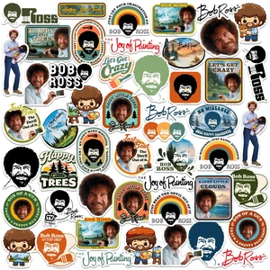 Bob Ross Vinyl Sticker Pack 50 Waterproof, Tablet, Car Accessories & More Officially Licensed Bob Ross Stickers Great for Water Bottles, Skateboards, Luggage, Laptops, Bumpers & Cars Bob Ross Vinyl Sticker Pack 50 Waterproof, Tablet, Car Accessories & More Officially Licensed Bob Ross Stickers Great for Water Bottles, Skateboards, Luggage, Laptops, Bumpers & Cars