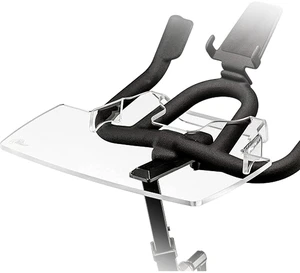The Tray for Schwinn IC4 & Bowflex C6 Bikes, Made in USA Premium acrylic desk tray holds laptop, tablet, phone and books; compatible with both bike models The Tray for Schwinn IC4 & Bowflex C6 Bikes, Made in USA Premium acrylic desk tray holds laptop, tablet, phone and books; compatible with both bike models