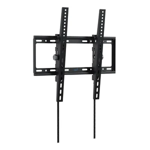 Tilting TV Wall Mount, Ultra-Slim 0.8" Low Profile, Tilts -10°, 26-65" Screens up to 99 lbs, VESA 75x75 to 400x400mm, Quick-Release Lock, Pre-Assembled, Steel, Black Tilting TV Wall Mount, Ultra-Slim 0.8" Low Profile, Tilts -10°, 26-65" Screens up to 99 lbs, VESA 75x75 to 400x400mm, Quick-Release Lock, Pre-Assembled, Steel, Black
