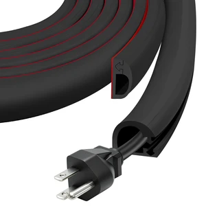 Wall Cord Hider, Flexible Side-Open Cable Raceway,Black,Regular-118inch Wall Cord Hider, Flexible Self-Adhesive Wire Cover for Cord Concealer for Mounted TV, Home Theater & Office,Black, 118inch Wall Cord Hider, Flexible Side-Open Cable Raceway,Black,Regular-118inch Wall Cord Hider, Flexible Self-Adhesive Wire Cover for Cord Concealer for Mounted TV, Home Theater & Office,Black, 118inch