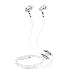 Air Tube Headphones Air Tube Earbuds Airtube Headset with Microphone & Volume Control Airtube Headphones for a Safe and Healthy Listening (White) Air Tube Headphones Air Tube Earbuds Airtube Headset with Microphone & Volume Control Airtube Headphones for a Safe and Healthy Listening (White)