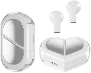 Heart Wireless Earbuds for Girls Kids, Cute Small Mini Tiny Invisible Earbuds Wireless Bluetooth for Small Ears Canals Women Rose Gold Kawai Blue Tooth Ear Buds for iPhone Android Heart Wireless Earbuds for Girls Kids, Cute Small Mini Tiny Invisible Earbuds Wireless Bluetooth for Small Ears Canals Women Rose Gold Kawai Blue Tooth Ear Buds for iPhone Android