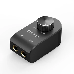 6.35mm Volume Controller, 1/4" Inline Stereo Audio Volume Attenuator with Full Aluminum Alloy Case for Interference Isolation, ¼-Inch Volume in-Line Control Knob 6.35mm Volume Controller, 1/4" Inline Stereo Audio Volume Attenuator with Full Aluminum Alloy Case for Interference Isolation, ¼-Inch Volume in-Line Control Knob