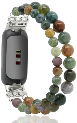 Bracelets Compatible with Fitbit Inspire 3 Bands for Women Beaded Wristband Adjustable Gemstone Replacement Straps Bracelets Compatible with Fitbit Inspire 3 Bands for Women Beaded Wristband Adjustable Gemstone Replacement Straps