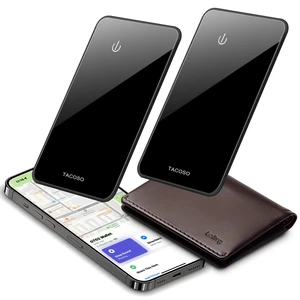MFi Slim Wallet Tracker Card, Apple Find My (iOS Only), 2 Pack IP68 Waterproof, Left-Behind Alert, Smart Track Wallet & Luggage, Unique SN, Family Share 5 Max, Essential for Travelers MFi Slim Wallet Tracker Card, Apple Find My (iOS Only), 2 Pack IP68 Waterproof, Left-Behind Alert, Smart Track Wallet & Luggage, Unique SN, Family Share 5 Max, Essential for Travelers