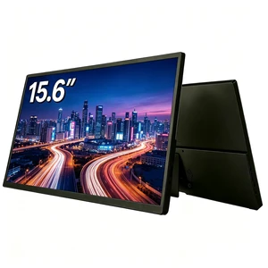 15.6 Portable Monitor, Slim Travel Monitor USB-C HDMI Second Screen with Stand, 60Hz, 16:9, Ultra Slim & Lightweight External Monitor for Laptop, PC, PS4, Xbox, Travel 15.6 Portable Monitor, Slim Travel Monitor USB-C HDMI Second Screen with Stand, 60Hz, 16:9, Ultra Slim & Lightweight External Monitor for Laptop, PC, PS4, Xbox, Travel