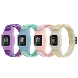 Elastic Bands Compatible with Garmin Vivofit Jr 3 Bands Colorful Nylon Stretchy Straps with Protective Case Adjustable Replacement Bands Accessories Elastic Bands Compatible with Garmin Vivofit Jr 3 Bands Colorful Nylon Stretchy Straps with Protective Case Adjustable Replacement Bands Accessories