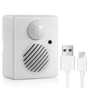 Motion Activated Sound Voice Player with USB Cable, Battery Powered Motion Sensor Alarm, Download Your Own Audio Files About Christmas Music, Shop, Security Reminder, Drive Out Animals Motion Activated Sound Voice Player with USB Cable, Battery Powered Motion Sensor Alarm, Download Your Own Audio Files About Christmas Music, Shop, Security Reminder, Drive Out Animals