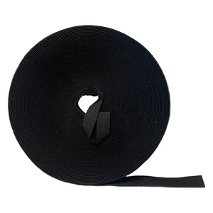 Hook and Loop Tape Roll 1/2 Wide x 75 Ft Long Double Sided Heavy Duty Non-Adhesive Non-Sticky Nylon Reusable Fastener Strip Adjustable Strap Wire Organizer Cable Wrap Black Hook and Loop Tape Roll 1/2 Wide x 75 Ft Long Double Sided Heavy Duty Non-Adhesive Non-Sticky Nylon Reusable Fastener Strip Adjustable Strap Wire Organizer Cable Wrap Black