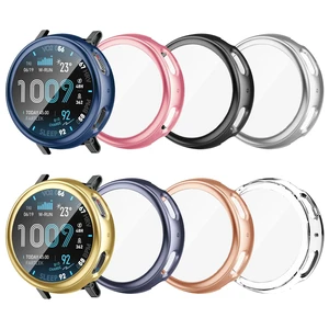 8 Pack Case Compatible for Amazfit Active Max with Tempered Glass Screen Protector, Shockproof Soft TPU Cover Compatible with Amazfit Active Max 8 Pack Case Compatible for Amazfit Active Max with Tempered Glass Screen Protector, Shockproof Soft TPU Cover Compatible with Amazfit Active Max