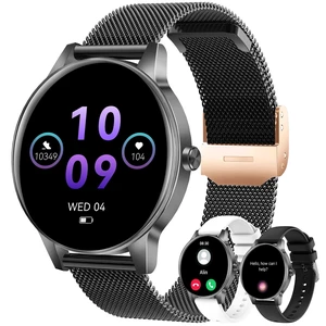 Smart Watches for Men Women(Answer/Make Calls), 1.27" HD Screen Fitness Tracker with Heart Rate/Sleep Monitor, 130+ Sport Modes IP68 Waterproof Activity Tracking, Smart watch for Android iPhone, Black Smart Watches for Men Women(Answer/Make Calls), 1.27" HD Screen Fitness Tracker with Heart Rate/Sleep Monitor, 130+ Sport Modes IP68 Waterproof Activity Tracking, Smart watch for Android iPhone, Black