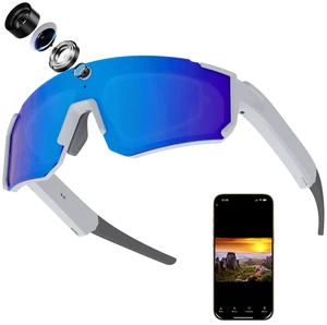 AI Smart Glasses with Camera and Bluetooth,WiFi,Video Recording Audio Recording for Sports & Outdoor,Voice Control,Music Player,Real-Time Translation,Unisex AI Smart Glasses with Camera and Bluetooth,WiFi,Video Recording Audio Recording for Sports & Outdoor,Voice Control,Music Player,Real-Time Translation,Unisex