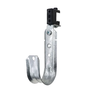 Cable Support J Hook with Beam Clamp, 2" Heavy Duty Metal Wire Cable Support J-Hook Hangers for Wire Cable Management (10 Pack) Cable Support J Hook with Beam Clamp, 2" Heavy Duty Metal Wire Cable Support J-Hook Hangers for Wire Cable Management (10 Pack)