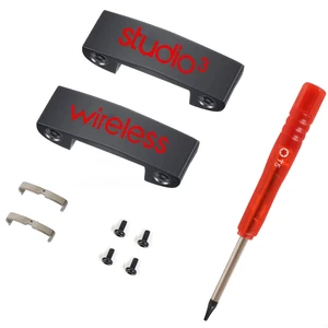 Studio 3 Replacement Parts as Same as the OEM Accessories Hinge Durable Repait Kit Compatible with Beats Studio3 (A1914), Studio2 Wired/Wireless, Studio Pro (A2924) Headphones (Defiant Black-Red) Studio 3 Replacement Parts as Same as the OEM Accessories Hinge Durable Repait Kit Compatible with Beats Studio3 (A1914), Studio2 Wired/Wireless, Studio Pro (A2924) Headphones (Defiant Black-Red)
