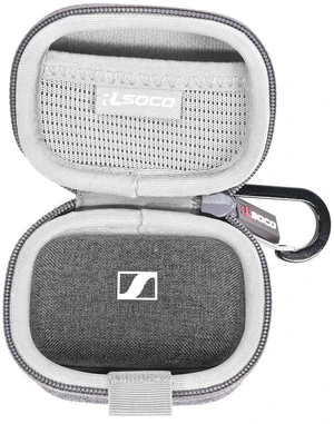 Case for Sennheiser Momentum True Wireless 5/4/3 Bluetooth Earbuds Hard Carrying Case with Metal Hook, for Momentum 5/4/3 Earbuds, Portable Shockproof Storage Bag,Grey Cover,Case Only Case for Sennheiser Momentum True Wireless 5/4/3 Bluetooth Earbuds Hard Carrying Case with Metal Hook, for Momentum 5/4/3 Earbuds, Portable Shockproof Storage Bag,Grey Cover,Case Only