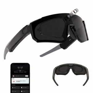 AI Smart Glasses with Camera, Bluetooth Sunglasses for Sports-Black 8MP HD, AI Image Enhancement, Built-In Storage, WiFi Transfer, Stabilization for Cycling, Travel & Daily Adventures AI Smart Glasses with Camera, Bluetooth Sunglasses for Sports-Black 8MP HD, AI Image Enhancement, Built-In Storage, WiFi Transfer, Stabilization for Cycling, Travel & Daily Adventures