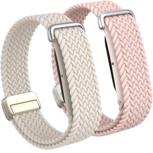 Nylon Braided Magnetic Bands for Google Fitbit Air Fitness Tracker 2 Pack Quick-Adjust Stretchy Sport Replacement Strap, Men Women Soft Breathable Wristband for Daily Workout, Sleeping Nylon Braided Magnetic Bands for Google Fitbit Air Fitness Tracker 2 Pack Quick-Adjust Stretchy Sport Replacement Strap, Men Women Soft Breathable Wristband for Daily Workout, Sleeping