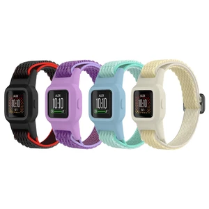 Elastic Bands Compatible with Garmin Vivofit Jr 3 Bands Colorful Nylon Stretchy Straps with Protective Case Adjustable Replacement Bands Accessories Elastic Bands Compatible with Garmin Vivofit Jr 3 Bands Colorful Nylon Stretchy Straps with Protective Case Adjustable Replacement Bands Accessories