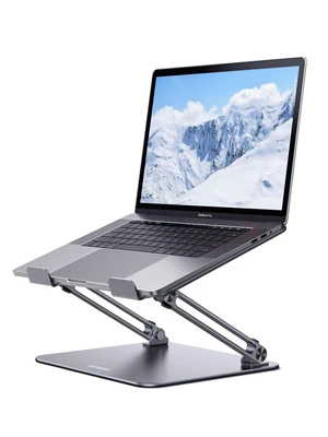 Laptop Stand for Desk Laptop Riser Holder Foldable Portable Computer Stand Ergonomic Compatible with MacBook Pro Air Notebook and Tablets 10-17.3 Inch Gray Laptop Stand for Desk Laptop Riser Holder Foldable Portable Computer Stand Ergonomic Compatible with MacBook Pro Air Notebook and Tablets 10-17.3 Inch Gray