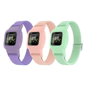 Elastic Bands Compatible with Garmin Vivofit Jr 3 Bands Colorful Nylon Stretchy Straps with Protective Case Adjustable Replacement Bands Accessories Elastic Bands Compatible with Garmin Vivofit Jr 3 Bands Colorful Nylon Stretchy Straps with Protective Case Adjustable Replacement Bands Accessories