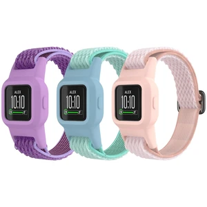 Elastic Bands Compatible with Garmin Vivofit Jr 3 Bands Colorful Nylon Stretchy Straps with Protective Case Adjustable Replacement Bands Accessories Elastic Bands Compatible with Garmin Vivofit Jr 3 Bands Colorful Nylon Stretchy Straps with Protective Case Adjustable Replacement Bands Accessories