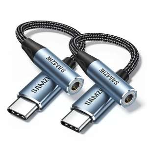 2 Pack USB C to 3.5mm Audio Adapter, HiFi DAC Headphone Jack For iPhone 17 Air 16 15 Pro Max, Galaxy S25 S24, Pixel, iPad, MacBook, PS5; any 3.5mm headphones and car AUX input 2 Pack USB C to 3.5mm Audio Adapter, HiFi DAC Headphone Jack For iPhone 17 Air 16 15 Pro Max, Galaxy S25 S24, Pixel, iPad, MacBook, PS5; any 3.5mm headphones and car AUX input