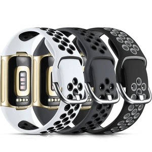 Compatible with Fitbit Charge 6 Band Men Women/Fitbit Charge 5 Band Silicone Band Sport Wrist Strap for Charge 5 and Charge 6 Watch Accessories, Coal Black/White Black/Black Gray, Large Compatible with Fitbit Charge 6 Band Men Women/Fitbit Charge 5 Band Silicone Band Sport Wrist Strap for Charge 5 and Charge 6 Watch Accessories, Coal Black/White Black/Black Gray, Large