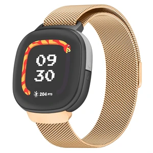 Metal Bands Compatible with Google Fitbit Ace LTE, Stainless Steel Mesh Breathable Wristband Strap with Adjustable Magnet Lock Metal Bands Compatible with Google Fitbit Ace LTE, Stainless Steel Mesh Breathable Wristband Strap with Adjustable Magnet Lock