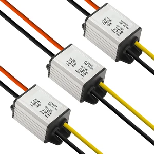 3Pcs 12V to 6V Car Power Voltage Converter DC 9V-22V 12V to 6V Buck Voltage 3A 18W Waterproof DC Step Down Volt Module Power Supply Board Compatible with Car Vehicle Automotive LED Display Radio 3Pcs 12V to 6V Car Power Voltage Converter DC 9V-22V 12V to 6V Buck Voltage 3A 18W Waterproof DC Step Down Volt Module Power Supply Board Compatible with Car Vehicle Automotive LED Display Radio