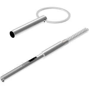 Headphone Plug Extraction Tool with Key Ring and Cleaning Brush - Remove Broken Headphone Plug from Headphone Jack of Mobile Devices Headphone Plug Extraction Tool with Key Ring and Cleaning Brush - Remove Broken Headphone Plug from Headphone Jack of Mobile Devices