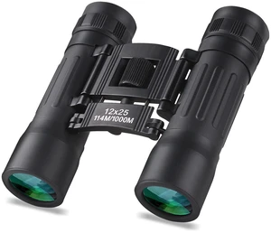 12x25 Mini Binoculars, Portable Compact Binoculars for Adults Kids Compact Binoculars, Suitable for Bird Watching, Hunting, Travel, Sporting Events and Theater 12x25 Mini Binoculars, Portable Compact Binoculars for Adults Kids Compact Binoculars, Suitable for Bird Watching, Hunting, Travel, Sporting Events and Theater