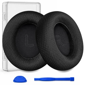Replacement Ear Pads for Anker Soundcore Life Q30-Matte Black Mesh Fabric Earpads for Soundcore by Anker Q30/Q30i/Q35 Noise Cancelling Headphones, Ear Cushions Ear Covers Repair Parts Replacement Ear Pads for Anker Soundcore Life Q30-Matte Black Mesh Fabric Earpads for Soundcore by Anker Q30/Q30i/Q35 Noise Cancelling Headphones, Ear Cushions Ear Covers Repair Parts