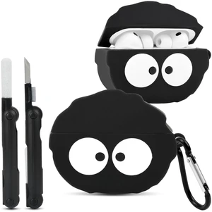 for AirPods Pro 3 Case Cute, Silicone Anime Design, Black with Cleaner kit, Case for AirPods Pro 3rd Generation, Funny 3D Cartoon Case Cover for AirPod Pro3 for Women Men Girls Boys for AirPods Pro 3 Case Cute, Silicone Anime Design, Black with Cleaner kit, Case for AirPods Pro 3rd Generation, Funny 3D Cartoon Case Cover for AirPod Pro3 for Women Men Girls Boys