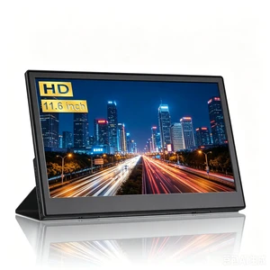 Small Portable Monitor 11.6", Ultra-Slim Mini Monitor Display with Smart Cover, Plug & Play USB-C/HDMI External Second Screen Travel Monitor Small Portable Monitor 11.6", Ultra-Slim Mini Monitor Display with Smart Cover, Plug & Play USB-C/HDMI External Second Screen Travel Monitor