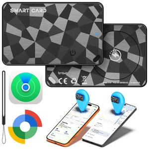Wallet Tracker Card for iOS & Android, 6-13 Year Battery Slim Bluetooth Smart Card, Credit Card Size Smart GPS for Wallet Passport, Works with Apple Find My & Google Find Hub, Wireless Charging (2) Wallet Tracker Card for iOS & Android, 6-13 Year Battery Slim Bluetooth Smart Card, Credit Card Size Smart GPS for Wallet Passport, Works with Apple Find My & Google Find Hub, Wireless Charging (2)