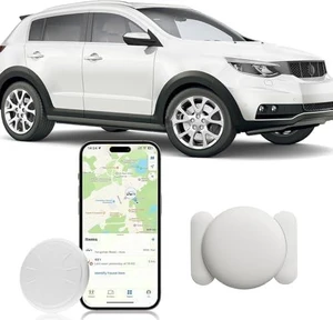 GPS Tracker for Vehicles,Car Tracker Works with Apple Find My App(iOS Only),Strong Magnetic Case Adsorption,GPS Tracker for Cars - (White,1PCS) GPS Tracker for Vehicles,Car Tracker Works with Apple Find My App(iOS Only),Strong Magnetic Case Adsorption,GPS Tracker for Cars - (White,1PCS)