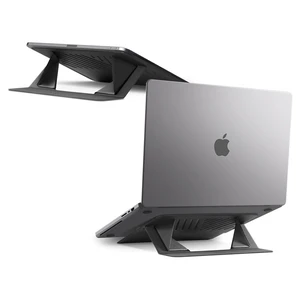 Slim Fold Portable Laptop Stand Foldable Ergonomic Angle Lift Anti-Slip for MacBook Neo, MacBook Air, MacBook Pro 11"-14" & More Slim Fold Portable Laptop Stand Foldable Ergonomic Angle Lift Anti-Slip for MacBook Neo, MacBook Air, MacBook Pro 11"-14" & More