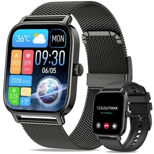 Smart Watch for Men Women Fitness Tracker: Make Answer Call Smart Watches for Men Digital Watches Waterproof Running Smartwatch for Android Phone iPhone Samsung Compatible Sleep Heart Rate Monitor Smart Watch for Men Women Fitness Tracker: Make Answer Call Smart Watches for Men Digital Watches Waterproof Running Smartwatch for Android Phone iPhone Samsung Compatible Sleep Heart Rate Monitor