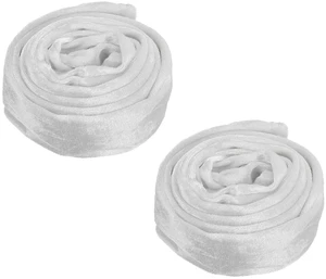5.9ft Chandelier Chain Cord Cover, 2 Pcs Velvet Cloth Fabric Chain Sleeve Decorative Cord Covers for Chandelier Wires Swing Cable, Zipper Style, White 5.9ft Chandelier Chain Cord Cover, 2 Pcs Velvet Cloth Fabric Chain Sleeve Decorative Cord Covers for Chandelier Wires Swing Cable, Zipper Style, White